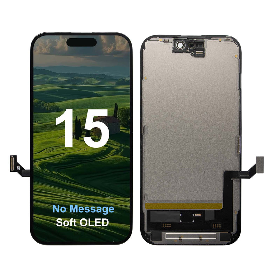 iPhone 15 Display Soft OLED No Message